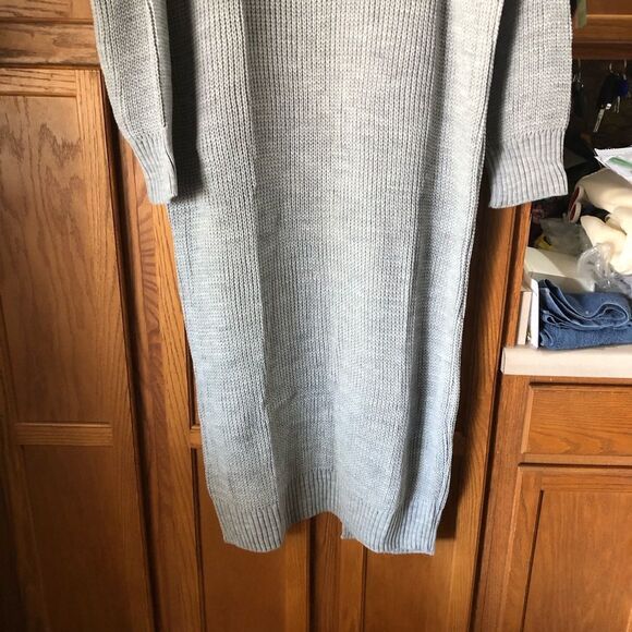 NWT PRETTY LITTLE THING Open Maxi Knitted Cardigan Duster Plus Size 18 - Picture 11 of 14